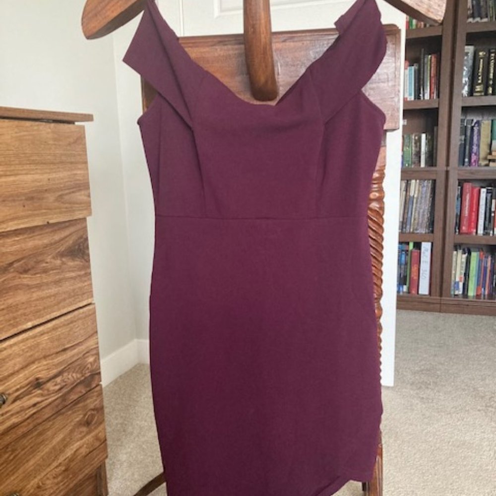 🤑FREE ADD-ON- NWT Purple mini dress asymmetrical